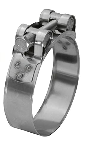 Gelenkbolzenschelle Schlauchschelle Bandschelle Rohrschelle Schelle Edelstahl V2A (201-213mm) von dilou