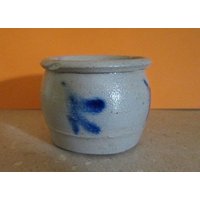 steinguttopf Mini Salzglasur Julius Ibsen Töpfchen Shabby Landhaus Vintage von dingedong