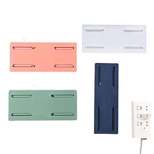 Dinghaole 4 Selbstklebender Sockelhalter stanzfreier sockelhalter Steckdosenhalterung Wifi-Steckdosenhalter holder Adhesive punch-free socket holder von dinghaole