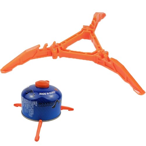 Dinghaole Gas Tank Tripod Stand, faltbar und abnehmbar Stativ Stand für Camping Wandern Outdoor Picknick Gas Tank Stand von dinghaole