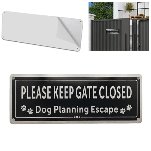 dinghaole Please Keep Gate Closed Hund Warnzeichen, Fade Resistant Keep Gate Closed Zeichen Hunde, Bitte schließen Sie das Tor Zeichen leicht zu installieren und zu lesen, Indoor/ Outdoor verwenden dinghaole Please Keep Gate Closed Hund Warnzeichen, Fade Resistant Keep Gate Closed Zeichen Hunde, Bitte schließen Sie das Tor Zeichen leicht zu installieren und zu lesen, Indoor/ Outdoor verwenden von dinghaole