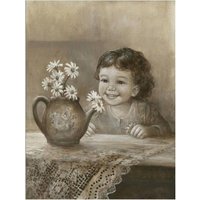 Kleine Mädchen Und Blumen Diamant Malerei Wandkunst, Aquarell Zentral Perk Kreuzstich Kits Bilder Stickerei Mosaik von dingxing