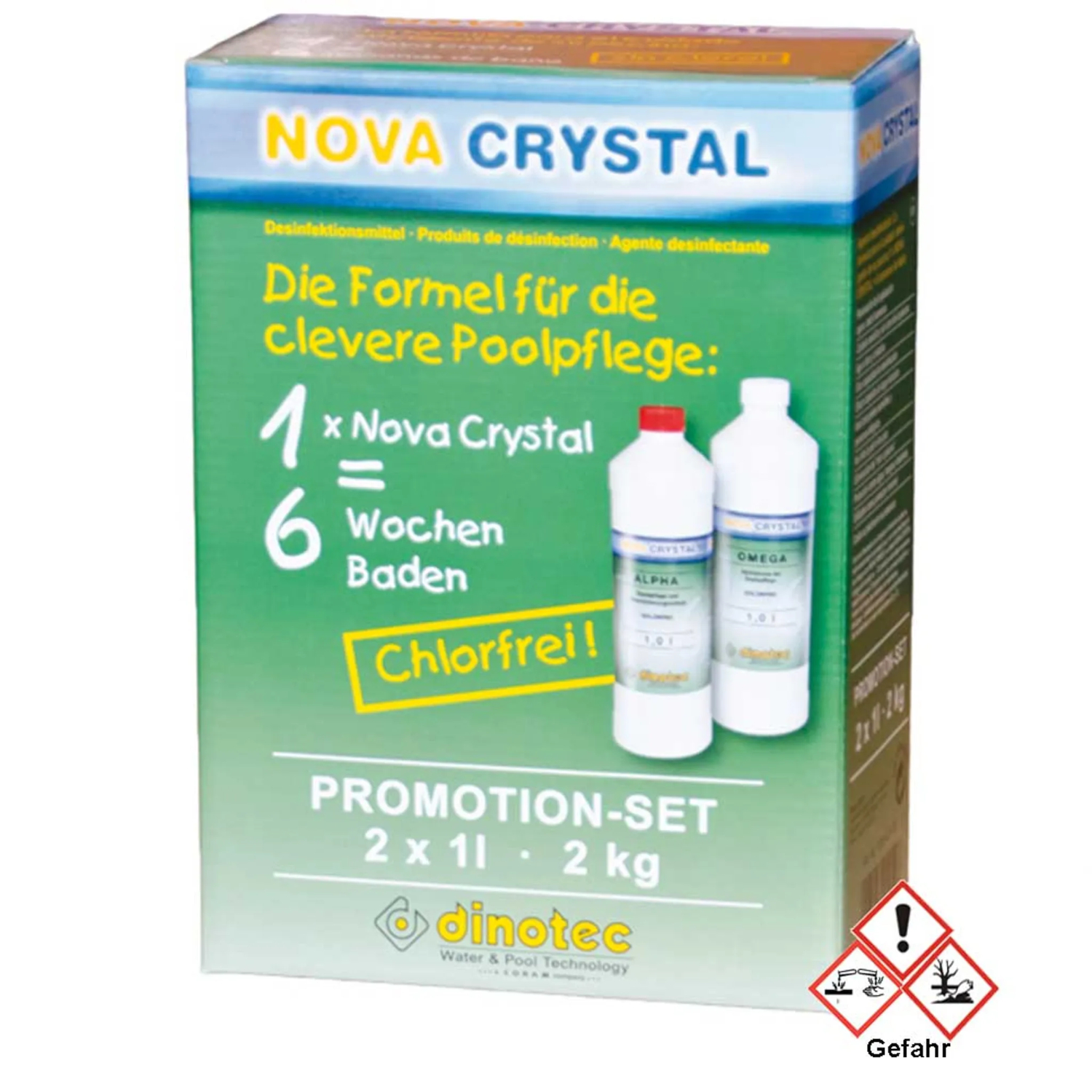 Dinotec NOVA CRYSTAL Promotion-Set (je 1 Liter Alpha & Omega) von dinotec