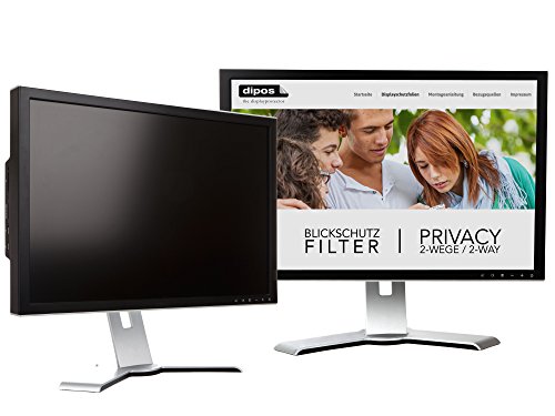 dipos 15" Zoll (4:3) 304x228 mm Blickschutzfilter - Premium Blickschutzfilter für Monitor, Laptop und weitere Anwendungsbereiche von dipos