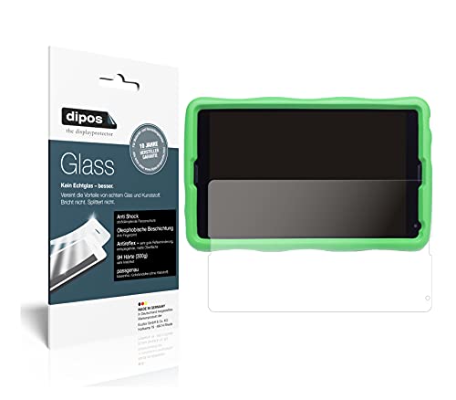 dipos I 2X Displayschutz matt kompatibel mit Medion Kids Tablet E10440 Schutzfolie 9H Anti-Shock von dipos