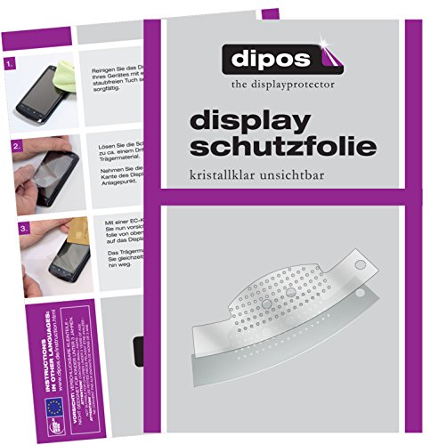dipos I 2X Klare Schutzfolie kompatibel mit Jura C55 Kaffeevollautomaten – Perfekte Passform für Abtropfblech und Abtropfgitter Kaffeemaschine von dipos