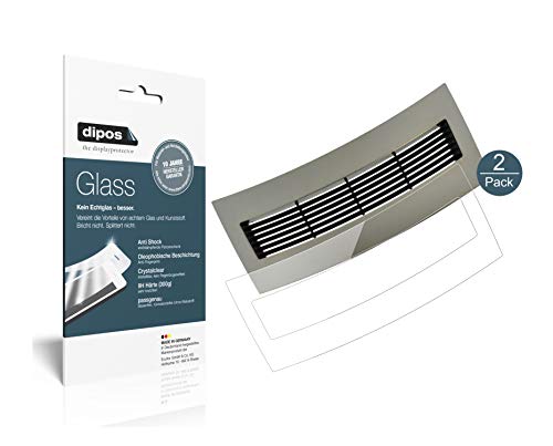 dipos I 2X Klare Schutzfolie 9H kompatibel mit Jura XJ9 - Perfekte Passform für Abtropfblech und Abtropfgitter - Tropfblech Kaffeemaschine von dipos