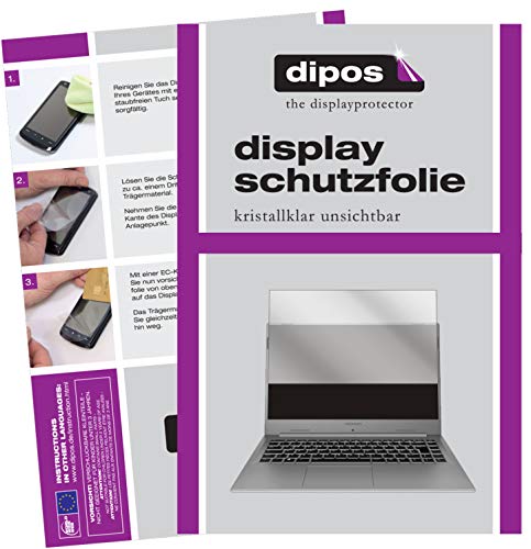 dipos I 2X Schutzfolie klar kompatibel mit Medion Akoya S15449 Folie Displayschutzfolie von dipos