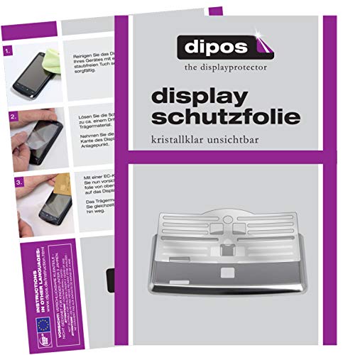 dipos I 2X Schutzfolie klar kompatibel mit SAECO Incanto HD8917/01 Tropfblech Folie Displayschutzfolie von dipos
