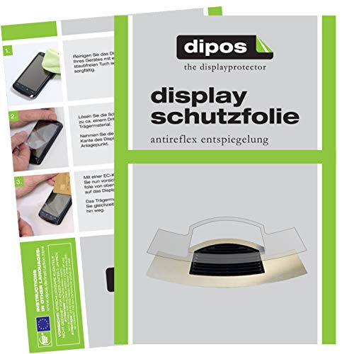 dipos I 2X Schutzfolie matt kompatibel mit Jura D6 Tropfblech Folie Displayschutzfolie von dipos