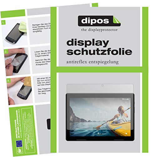 dipos I 2X Schutzfolie matt kompatibel mit Medion Lifetab E10714 Folie Displayschutzfolie von dipos