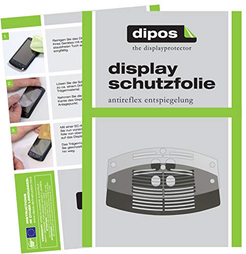 dipos I 2X Tropfblech Schutzfolie Kratzfest matt kompatibel mit Melitta Caffeo Barista F750 – Perfekte Passform, für Abtropfblech und Abtropfgitter Kaffeemaschine Made in Germany von dipos
