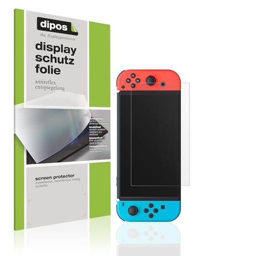 dipos I 2X Schutzfolie matt kompatibel mit Nintendo Switch OLED Folie Displayschutzfolie von dipos