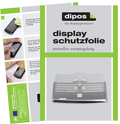 dipos I 2X Schutzfolie matt kompatibel mit SAECO PicoBaristo HD8925/01 Tropfblech Folie Displayschutzfolie von dipos