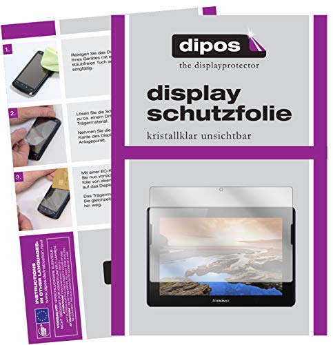 dipos I 3X Schutzfolie klar kompatibel mit Lenovo IdeaTab A10-70 A7600-F Folie Displayschutzfolie von dipos