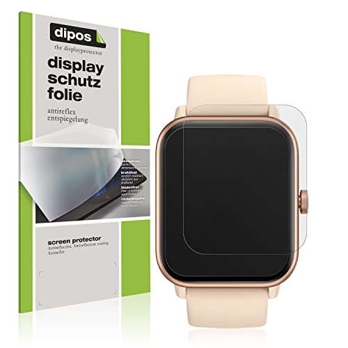 dipos I 5X Schutzfolie matt kompatibel mit Noise Colorfit Pro 4 Max Displayschutz-Folie (Kleiner als das Glas, da Dieses gewölbt ist) von dipos