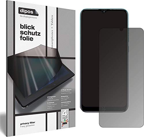 dipos I Blickschutzfolie matt kompatibel mit Apple MacBook Pro 13 Zoll Touch Bar Sichtschutz-Folie Display-Schutzfolie Privacy-Filter von dipos
