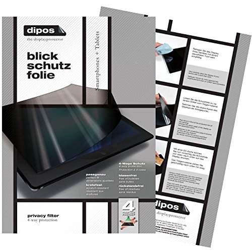 dipos I Blickschutzfolie matt kompatibel mit Asus Transformer 3/3 Pro Sichtschutz-Folie Display-Schutzfolie Privacy-Filter von dipos
