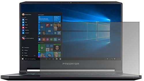 dipos I Blickschutzfolie matt kompatibel mit Predator Triton 500 Sichtschutz-Folie Display-Schutzfolie Privacy-Filter von dipos
