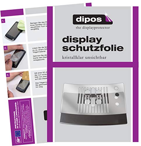 dipos I Schutzfolie kompatibel mit NIVONA NICR 778 Kaffeevollautomaten Folie klar – Perfekte Passform für Abtropfblech und Abtropfgitter Kaffeemaschine von dipos
