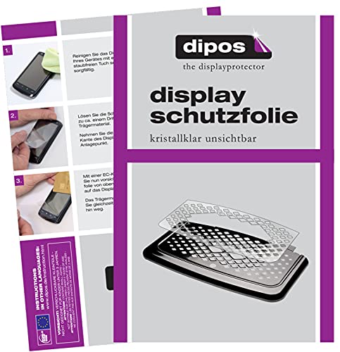 dipos I Schutzfolie kompatibel mit Philips EP5447/93 Tropfblech Displayschutz-Folie klar von dipos