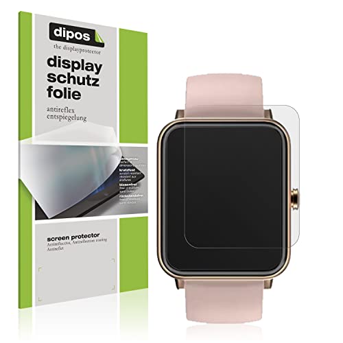 dipos I Schutzfolie matt kompatibel mit Noise Colorfit Pro 3 Displayschutz-Folie (Kleiner als das Glas, da Dieses gewölbt ist) von dipos