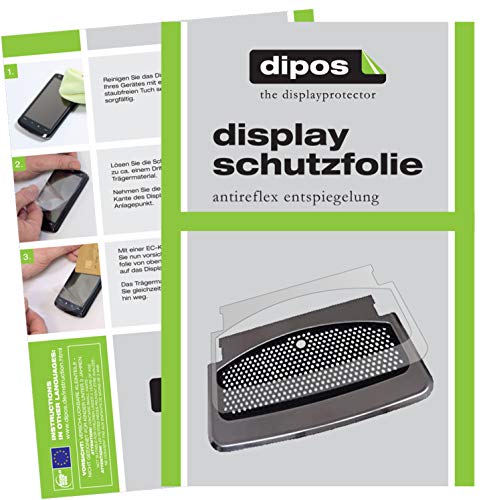 dipos I Schutzfolie matt kompatibel mit SAECO Xelsis 7682 Tropfblech Displayschutz-Folie von dipos