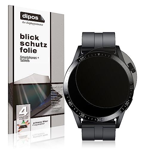 dipos I Sichtschutz-Folie matt kompatibel mit Fireboltt Talk Pro Blickschutzfolie Display-Schutzfolie Privacy-Filter dipos I Sichtschutz-Folie matt kompatibel mit Fireboltt Talk Pro Blickschutzfolie Display-Schutzfolie Privacy-Filter von dipos