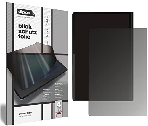 dipos I Sichtschutz-Folie matt kompatibel mit Lenovo Yoga Tab 11 Blickschutzfolie Display-Schutzfolie Privacy-Filter von dipos
