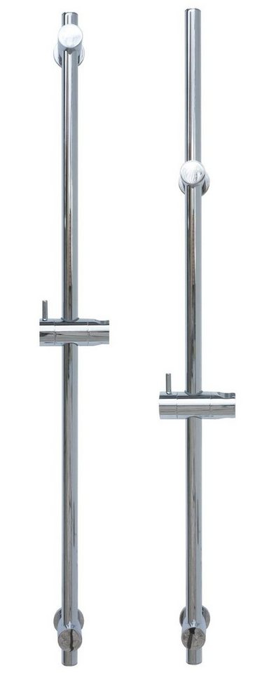 dirks-traumbad Duschstange Duschstange Chrom 80cm Brausestange Wandstange für Dusche Badewanne, Verstellbare Wandhalterung von dirks-traumbad