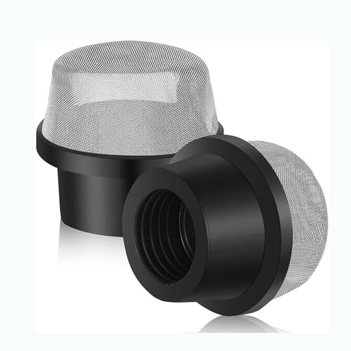 2er-Pack 190106Z Luftentlüftungs-Siebkappen – Gummi & Edelstahl, Ersatz für Pentair EasyClean D.E., Quad D.E. Filter – passgenaues Filterzubehör von disclean