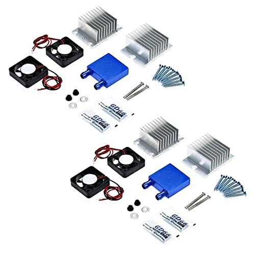 dissot 2 Set Klimaanlage DIY Thermoelektrisch Peltierkühler Kühlsystem Kühlung Kühlung von dissot