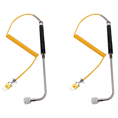 dissot 2 x -81533B Sensor Typ K, Temperaturfühler mit rechtwinkligem Thermoelement von dissot