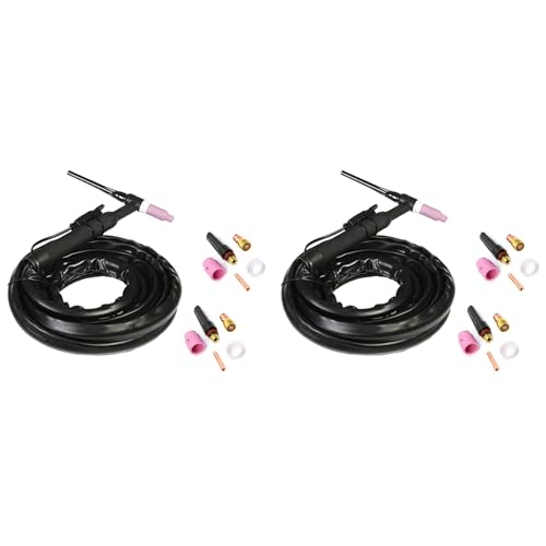 dissot 2 x Wp17 150 A TIG Taschenlampe 1 m komplett flexibel Kühlung der Luft Kopf W Verbrauchsmaterial dissot 2 x Wp17 150 A TIG Taschenlampe 1 m komplett flexibel Kühlung der Luft Kopf W Verbrauchsmaterial von dissot