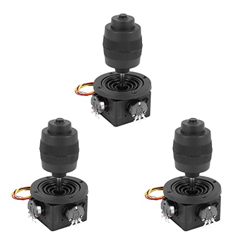 dissot 3 x 4-Achsen-Potentiometer-Joystick für Potentiometer mit Wippe, wasserdicht, -D400X-R4, 10 K, 4D von dissot