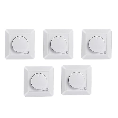 dissot 5X LED Dimmer Unterputz Dimmer für LED und Halogen Dimmbar Dimmer 5-300W LED Dimmer Phasenregler dissot 5X LED Dimmer Unterputz Dimmer für LED und Halogen Dimmbar Dimmer 5-300W LED Dimmer Phasenregler von dissot