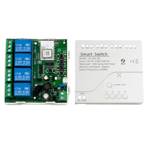 dissot Tuya Zigbee 4 CH Smart Switch Sensor Passiv Trocken Kontakt AC85-250V Schalter Zugangskontrolle Relais Controller dissot Tuya Zigbee 4 CH Smart Switch Sensor Passiv Trocken Kontakt AC85-250V Schalter Zugangskontrolle Relais Controller von dissot