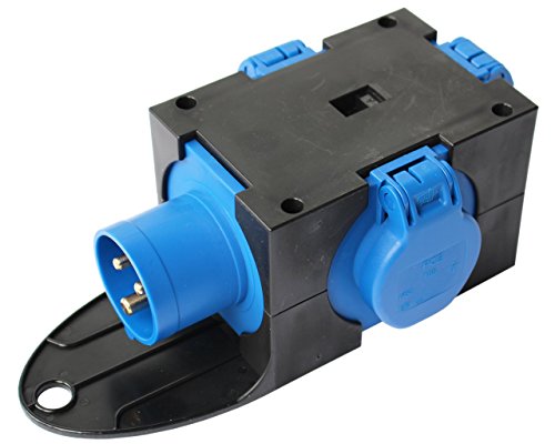 CEE Adapter Stromverteiler CEE 16A 230V - 3 x 230V Camping Verteiler CEE Adapter Stromverteiler CEE 16A 230V - 3 x 230V Camping Verteiler von ETF