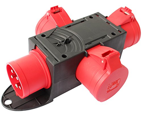 CEE Adapter Stromverteiler CEE 32A 400V - 3 x 32A Kraftstrom Starkstrom Verteiler CEE Adapter Stromverteiler CEE 32A 400V - 3 x 32A Kraftstrom Starkstrom Verteiler von ETF