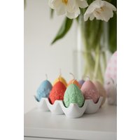 Feine Osterkerze Aus Reinem Sojawachs Osterei - Handgefertigt Mit Liebe, 7 cm Feine Osterkerze Aus Reinem Sojawachs Osterei - Handgefertigt Mit Liebe, 7 cm von diveevoshop