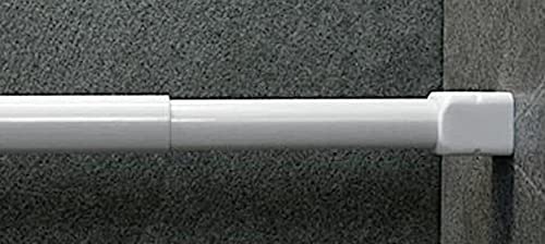Duschvorhang-Stange 70-115 cm Ø 20 mm weiß Teleskop-Federstange klemmbar von diverse Markenhersteller