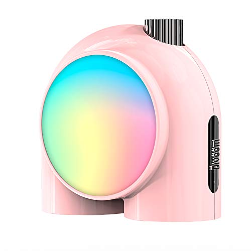 Divoom Planet-9 Smart Wireless Tischlampe, programmierbares Stimmungslicht mit programmierbaren RGB-LED, Nachtlicht für Schlafzimmer, Gaming Room, Büro (Pink) von Divoom