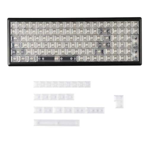 Keycaps DSA Height Highly Frosted Translucent Keycap Set For 122Keys Game Mechanical Keyboard Switches Keycaps Keycaps DSA Height Highly Frosted Translucent Keycap Set For 122Keys Game Mechanical Keyboard Switches Keycaps von divuukyi