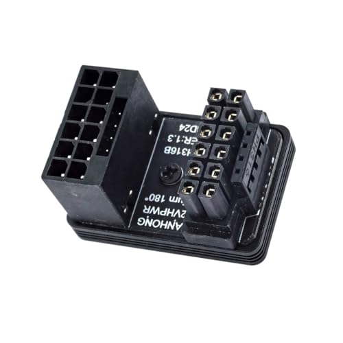 PCIe 5.0-Anschluss, 180 Grad abgewinkelt, ATX3.0-Netzadapterplatine, 16P auf 16P, Stecker auf Buchse, Netzteil für Desktop von divuukyi