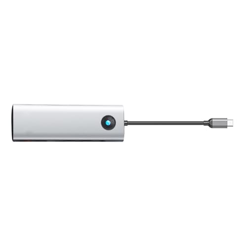 USB C 10-in-1-Adapter mit Video + VGA, 1000 m Ethernet, 100 W, 3 x USB 3.0 Speicherkartensteckplätze für Elektronik, Mehrzweck von divuukyi