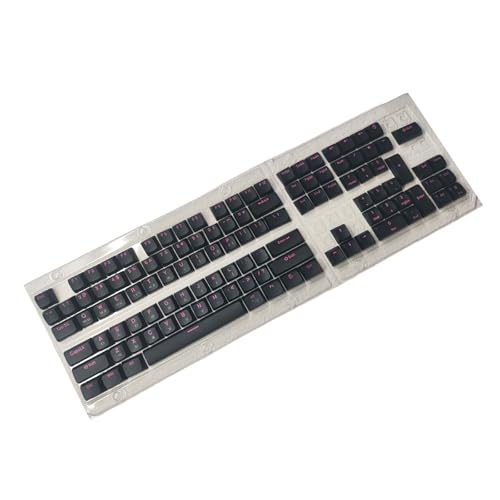 divuukyi 115Key Black Knights Tastenkappen-Set EDMs Höhe Double Shot PBTs für verbesserte Tippen auf Computern und Laptops divuukyi 115Key Black Knights Tastenkappen-Set EDMs Höhe Double Shot PBTs für verbesserte Tippen auf Computern und Laptops von divuukyi