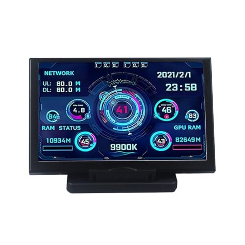 divuukyi 12,7 cm (5 Zoll) LCD-Monitore Display Chassis Display Bildschirm USB-Display Sub-Screen Computer von divuukyi