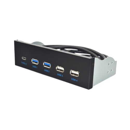divuukyi 5,25 Zoll Medien-Dashboards USB 3.1 Frontpanel 2 USB 3.0 + 2 USB 2.0 + TypeC TypeE für PC Desktop 5,25 Zoll ROM-Schacht divuukyi 5,25 Zoll Medien-Dashboards USB 3.1 Frontpanel 2 USB 3.0 + 2 USB 2.0 + TypeC TypeE für PC Desktop 5,25 Zoll ROM-Schacht von divuukyi
