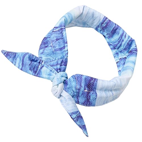 diwedaso Kühlender Verband für Hunde | Kühlender Schal für Haustiere im Sommer | Kühlendes Halsband für Katzen im Sommer, Blau, S diwedaso Kühlender Verband für Hunde | Kühlender Schal für Haustiere im Sommer | Kühlendes Halsband für Katzen im Sommer, Blau, S von diwedaso