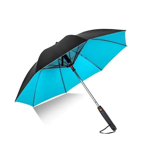 diwedaso Regenschirmventilator für kühlen und geschützten Sonnenschutz mit und Nebelschirm mit, Himmelblau von diwedaso